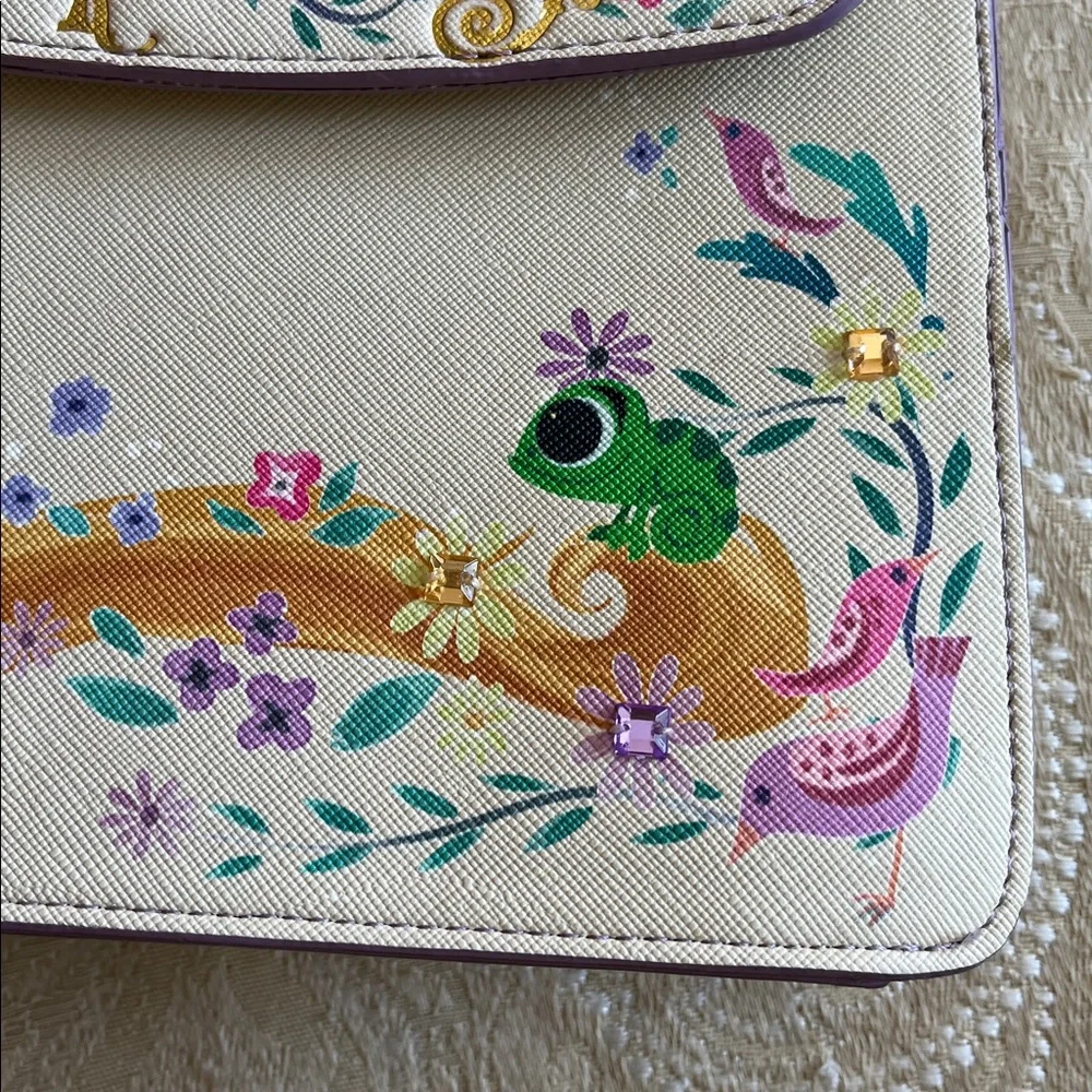 Disney Danielle Nicole Tangled Rapunzel Crossbody Purse - Picture 4 of 14